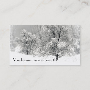 Tarjeta De Visita País de las maravillas del invierno