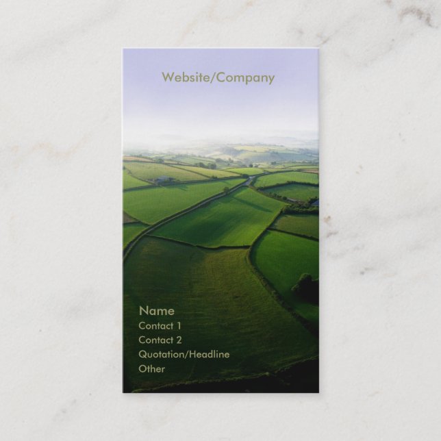 Tarjeta De Visita Paisaje 001 (Anverso)