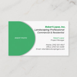 Tarjeta De Visita Paisaje / Cuidado de césped / Paver / Empresa conc