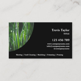 Tarjeta De Visita Paisaje cuidado del césped jardín profesional mode