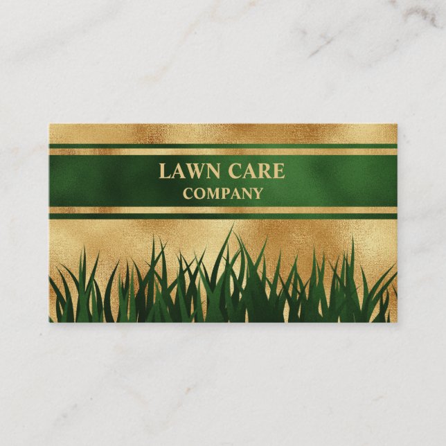 Tarjeta De Visita Paisaje cuidado del césped jardín profesional mode (Anverso)