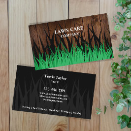 Tarjeta De Visita Paisaje cuidado del césped jardín profesional mode