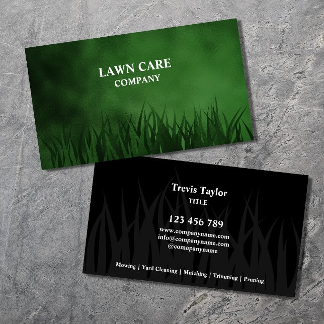 Tarjeta De Visita Paisaje cuidado del césped jardín profesional mode (Subido por el creador)