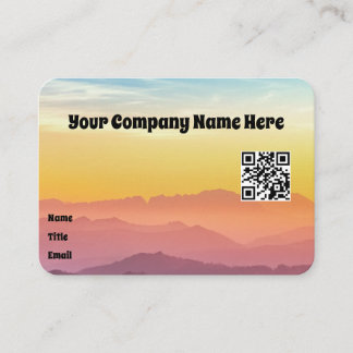 Tarjeta De Visita Paisaje de belleza