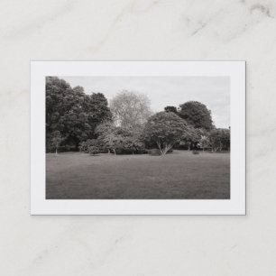 Tarjeta De Visita Paisaje del parque (bordeado)