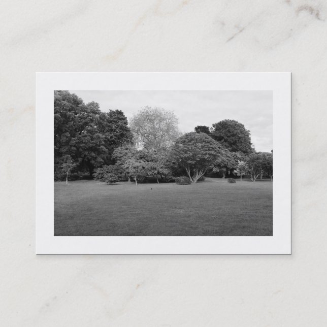 Tarjeta De Visita Paisaje del parque (bordeado) (Anverso)