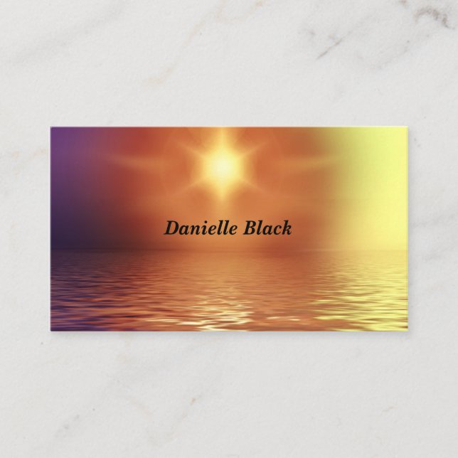 Tarjeta De Visita Paisaje en la nube (Anverso)