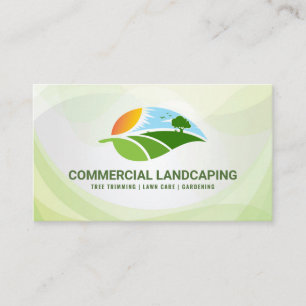 Tarjeta De Visita Paisaje Jardinería