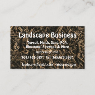 Tarjeta De Visita Paisaje Jardinería Sod Topearth Business