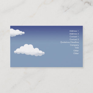 Tarjeta De Visita Paisaje miniatura - negocio