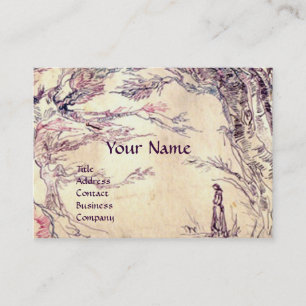 TARJETA DE VISITA PAISAJE ROMÁNTICO