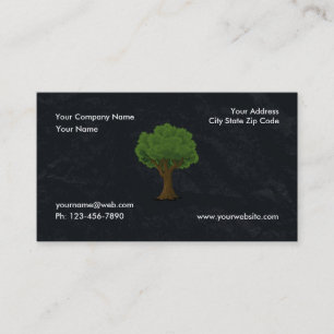 Tarjeta De Visita Paisaje y cuidado del jardín verde
