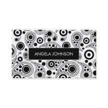 paisajes de puntos blancos y negros