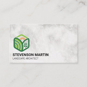 Tarjeta De Visita Paisajismo Logo de Plants Garden