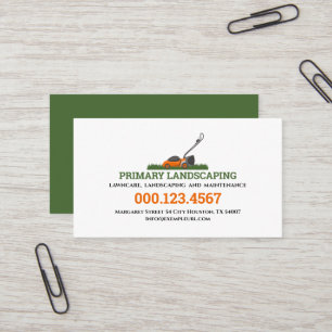 Tarjeta De Visita Paisajismo profesional moderno y limpio