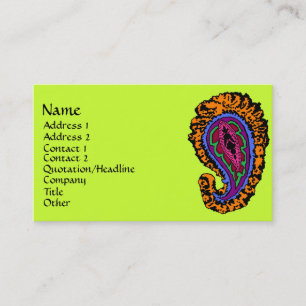 Tarjeta De Visita Paisley