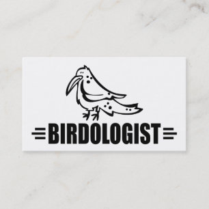 Tarjeta De Visita Pájaro Divertido