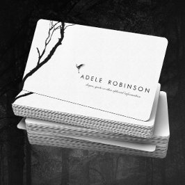 Tarjeta De Visita Pájaro que vuela a un © holístico de la salud del