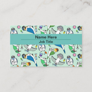 Tarjeta De Visita Pájaros de Laboratorio - Ornitología