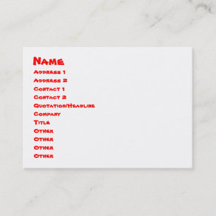 Tarjeta De Visita ¡Palabra!