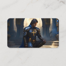 Tarjeta De Visita Paladín del Marcador de oración del suplicante