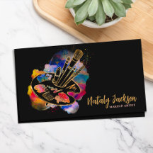 Paleta de herramientas de maquillaje artístico