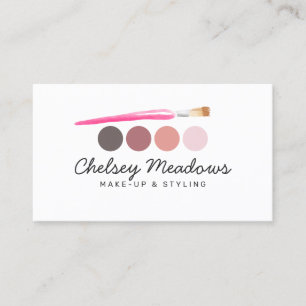 Tarjeta De Visita Paleta de Sombras para Ojos Preciosas Maquillaje