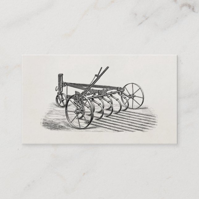 Tarjeta De Visita Paleta vieja de la agricultura del equipamiento (Anverso)