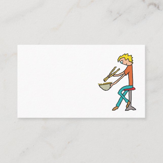 Tarjeta De Visita Palillos Y Fideos (Anverso)