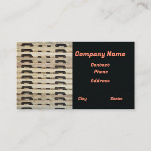 Tarjeta De Visita Pallets almacenamiento de productos de madera esta