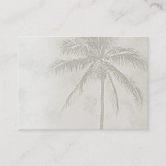 Tarjeta De Visita Palmas tropicales (gorrión)
