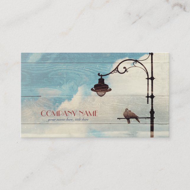 Tarjeta De Visita Palomas de la tortuga - amor y fidelidad (Anverso)