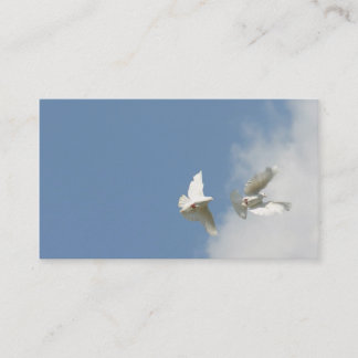 Tarjeta De Visita Palomas del vuelo