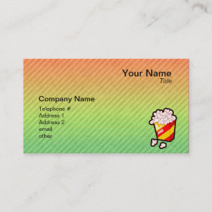 Tarjeta De Visita Palomitas