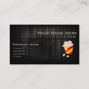 Tarjeta De Visita Palomitas del Grunge
