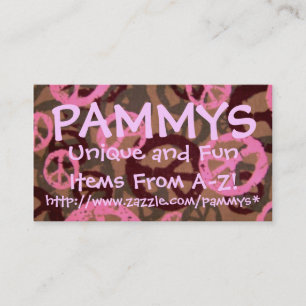 Tarjeta De Visita PAMMYS, http://www.zazzle.com/pammys*..