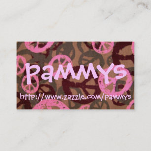 Tarjeta De Visita pammys, http://www.zazzle.com/pammys