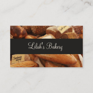 Tarjeta De Visita Pan de panadería moderna