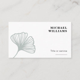 Tarjeta De Visita Pan moderno de Ginkgo