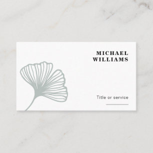 Tarjeta De Visita Pan moderno de Ginkgo