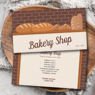 Tarjeta De Visita Pan y croissant - Panadería