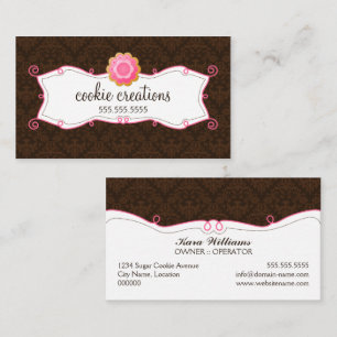 Tarjeta De Visita Panadería caprichosa de la galleta