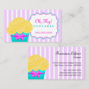 Tarjeta De Visita Panadería caprichosa de la magdalena