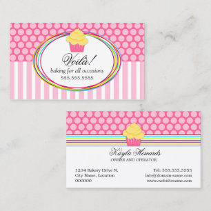 Tarjeta De Visita Panadería caprichosa de la magdalena