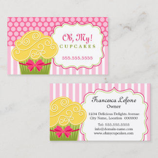 Tarjeta De Visita Panadería caprichosa de la magdalena