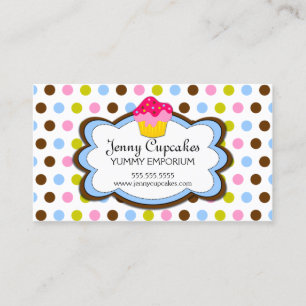 Tarjeta De Visita Panadería caprichosa de la magdalena
