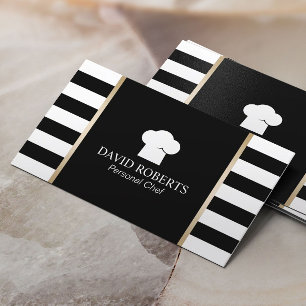 Tarjeta De Visita Panadería Chef Que Sirve De Restaurantes De Banda