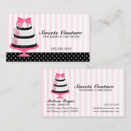Tarjeta De Visita Panadería Couture Cakes Personalizados
