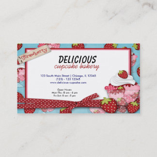 Tarjeta De Visita Panadería Cupcake