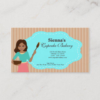 Tarjeta De Visita Panadería Cupcake